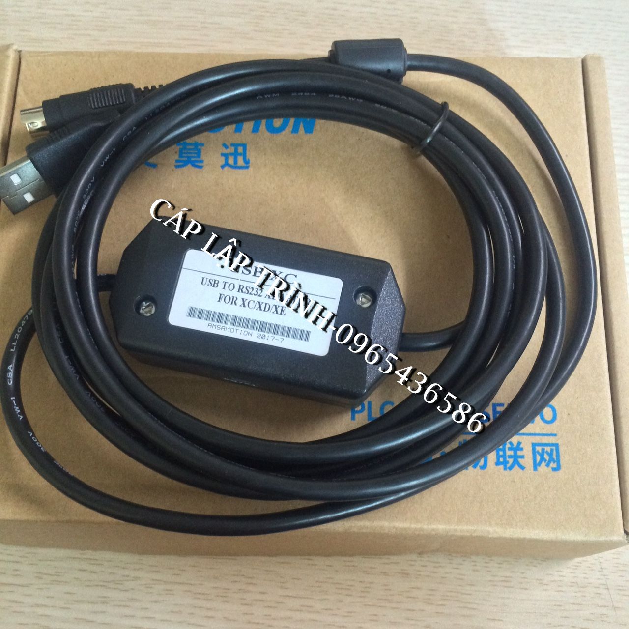 Cáp lập trình USB-XC PLC Xinje XC1 XC2 XC3 XC5