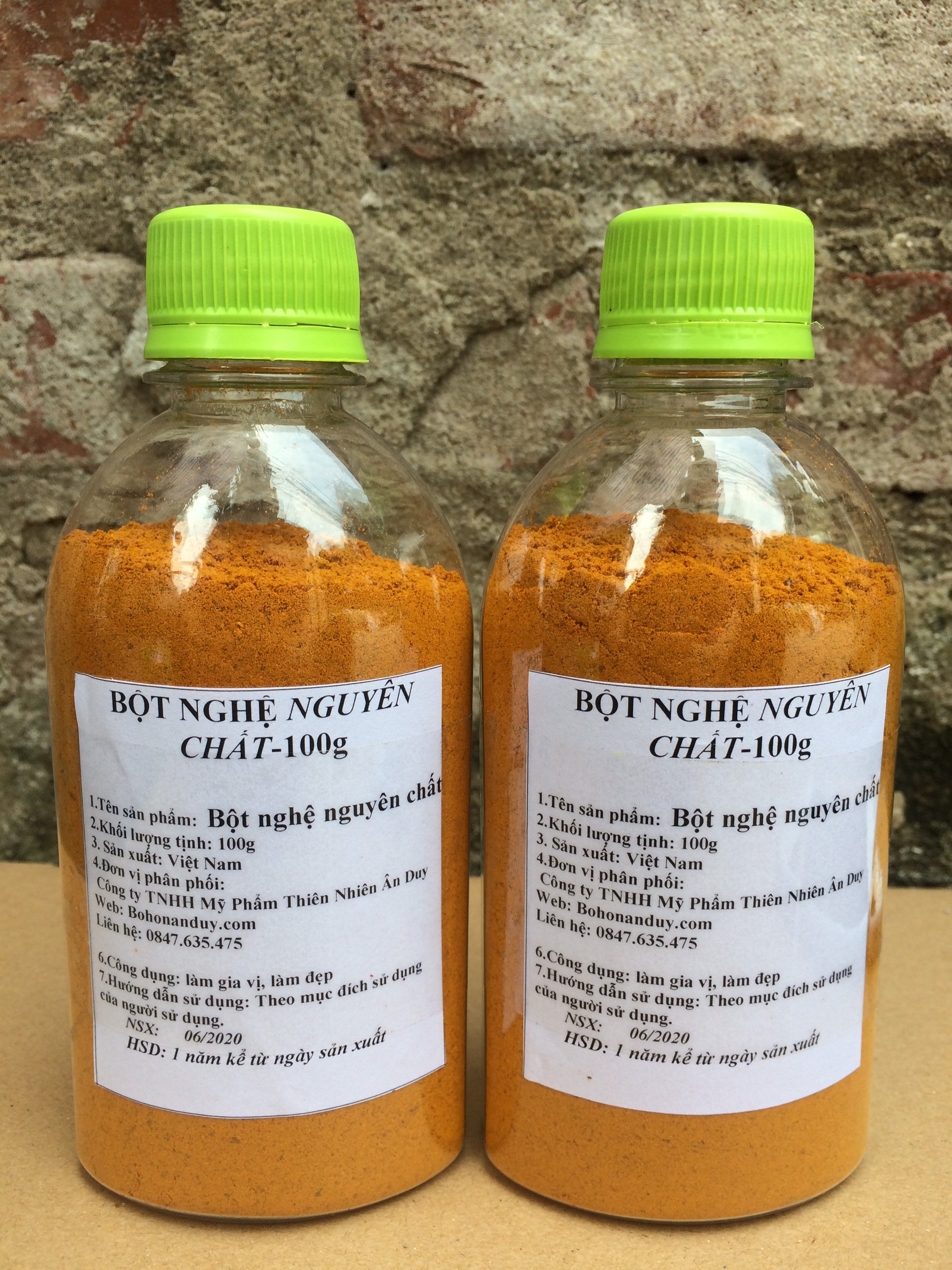 Bột NGHỆ nguyên chất 100g