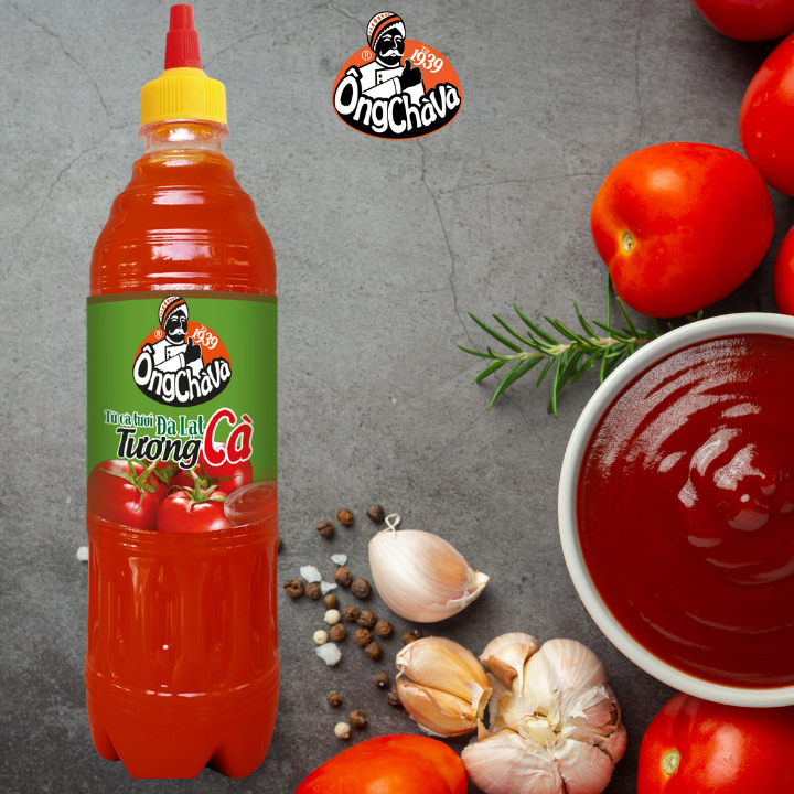 Ong cha va - Chilli sauce 700g and ketchup 720g