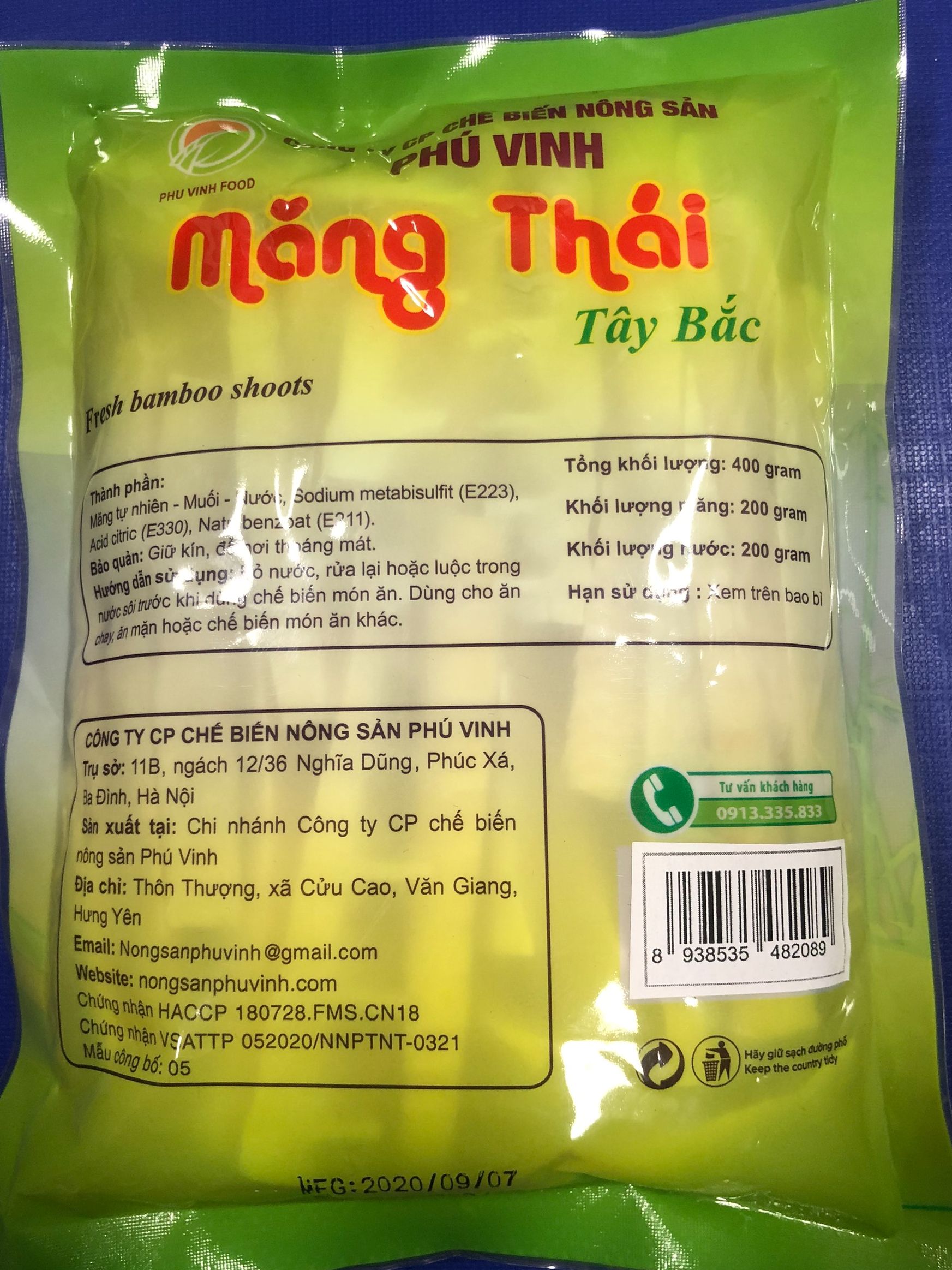 Măng Thái Phú Vinh (200g măng/1 bịch)- VT00017