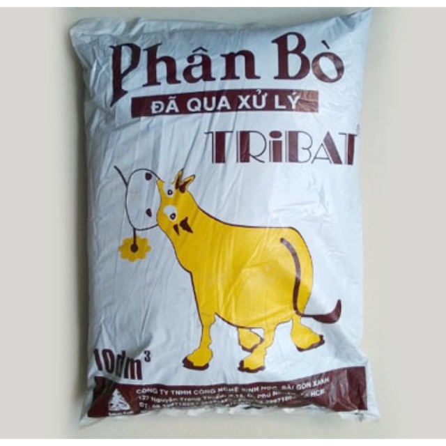 Phân bò đã qua xử lý Tribat 10dm3 - Phân bón hữu cơ