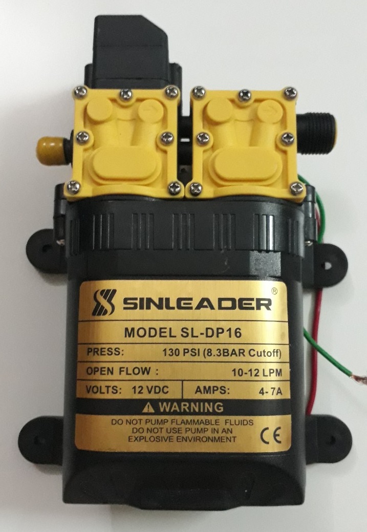 Bộ Máy Bơm Áp Lực Mini 12v Đôi Sinleader MẪU 2021