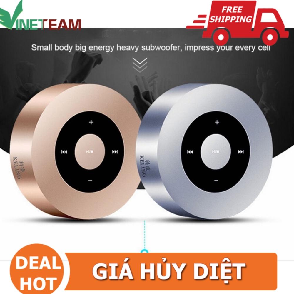 Loa bluetooth nghe nhạc mini keling a8 cảm ứng, loa không dây vỏ kim loại, âm thanh cực hay – cắm thẻ nhớ tf -dc2382