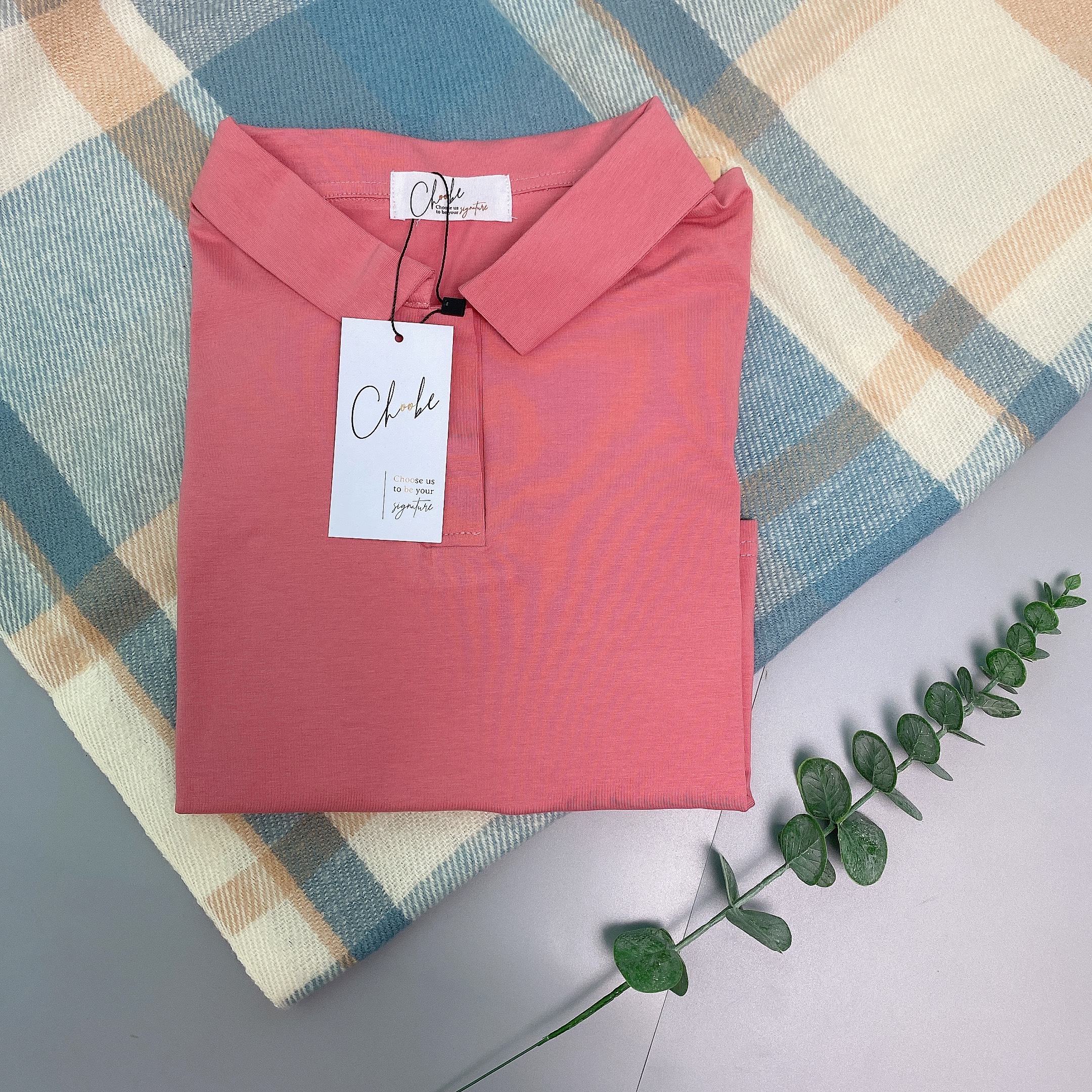 Áo croptop Choobe nữ có cổ vải cotton co giãn thoáng mát croptop ngắn tay thun đẹp A32