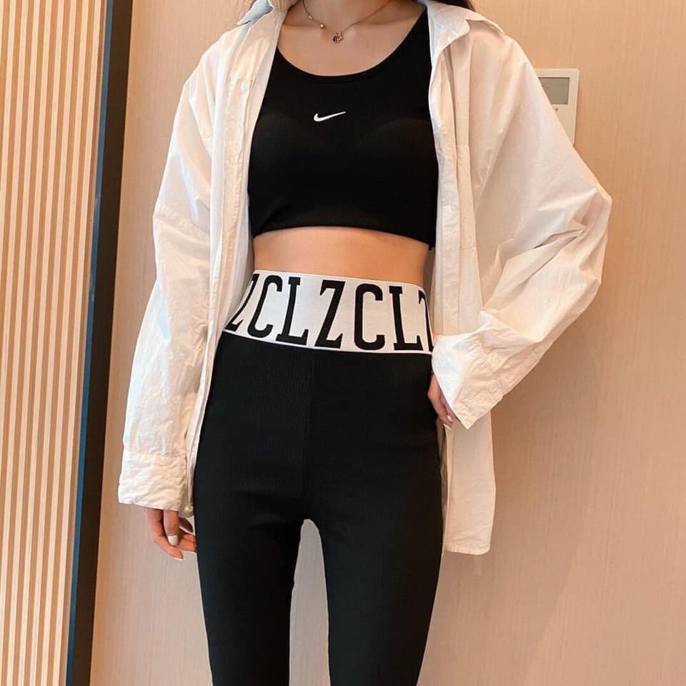 (ẢNH THẬT QUẦN LEGGING LEN TĂM CẠP CAO CHỮ TÔN DÁNG, THỜI TRANG 1993