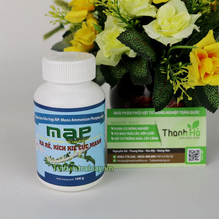 Phân bón kích rễ, kích kie cho phong lan map - lọ 100g