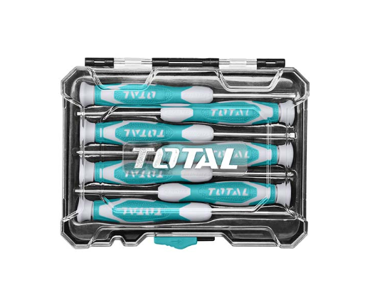 Bộ tuốc nơ vít (tô vít) 7 chi tiết Total THT250726