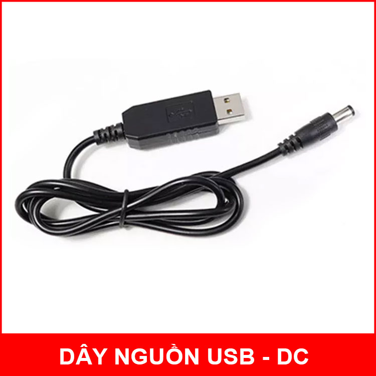 Dây chuyển đổi nguồn USB 5V sang 8.4V DC