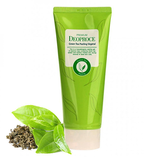 Sữa làm sạch tế bào chết chiết xuất trà xanh deoproce green tea 170g