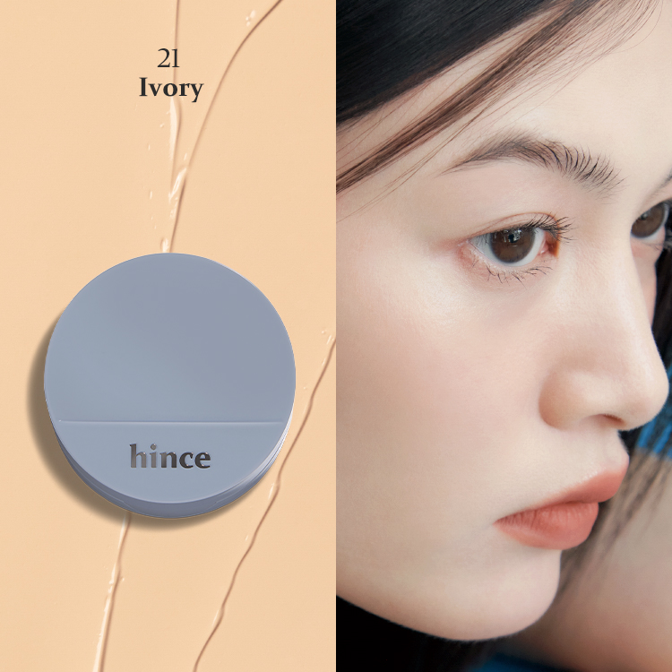 Phấn nước lì kiềm dầu thuần chay hince Second Skin Mesh & Matte Cushion 12g