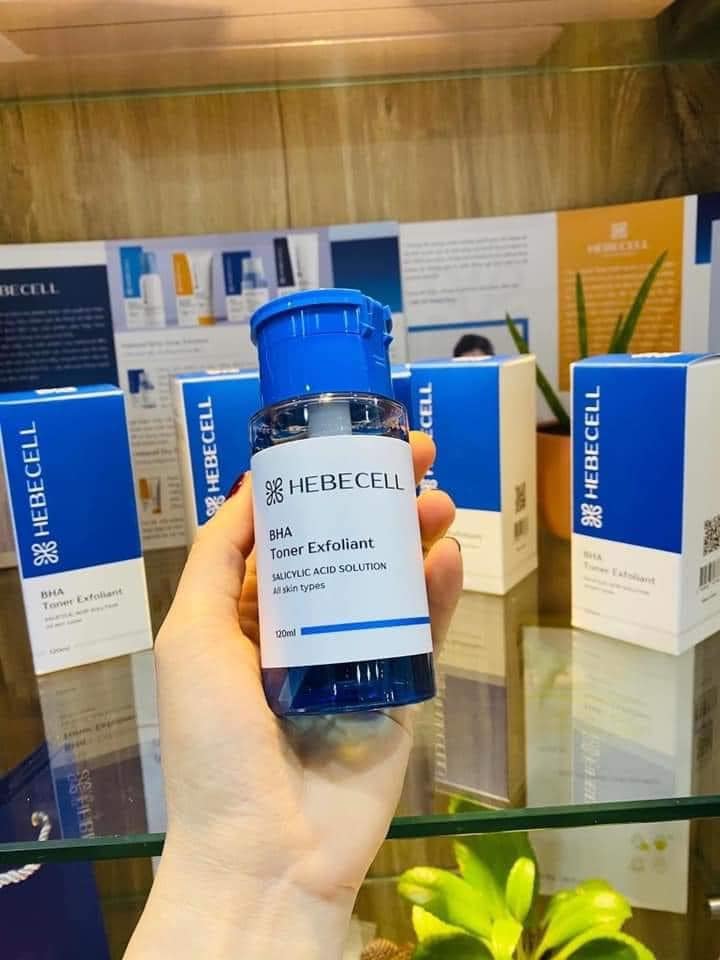 BHA Toner Exfoliant Hebecell chính hãng