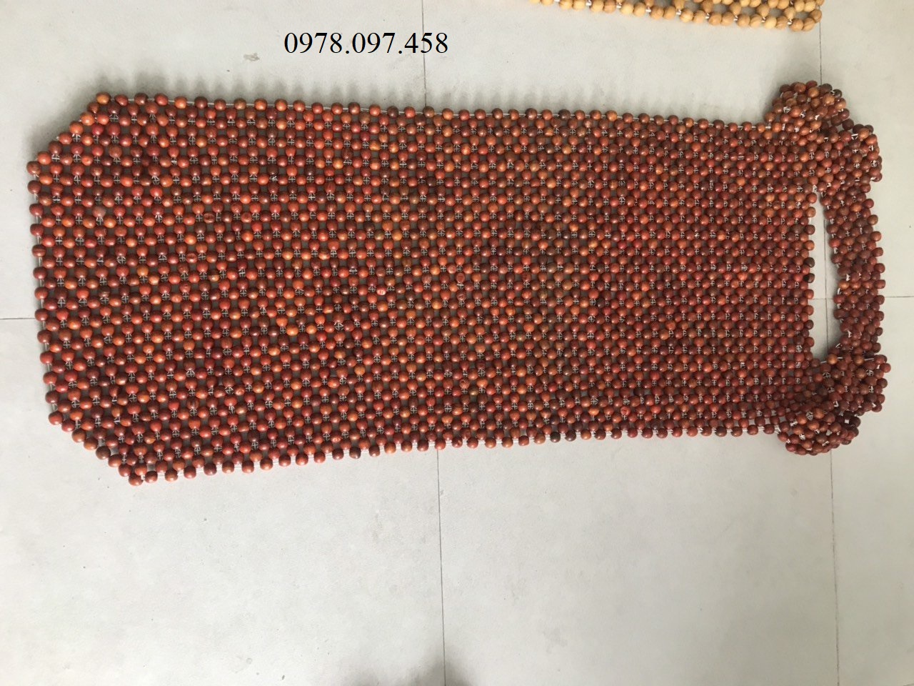 Đệm ghế ô tô hạt gỗ nhãn