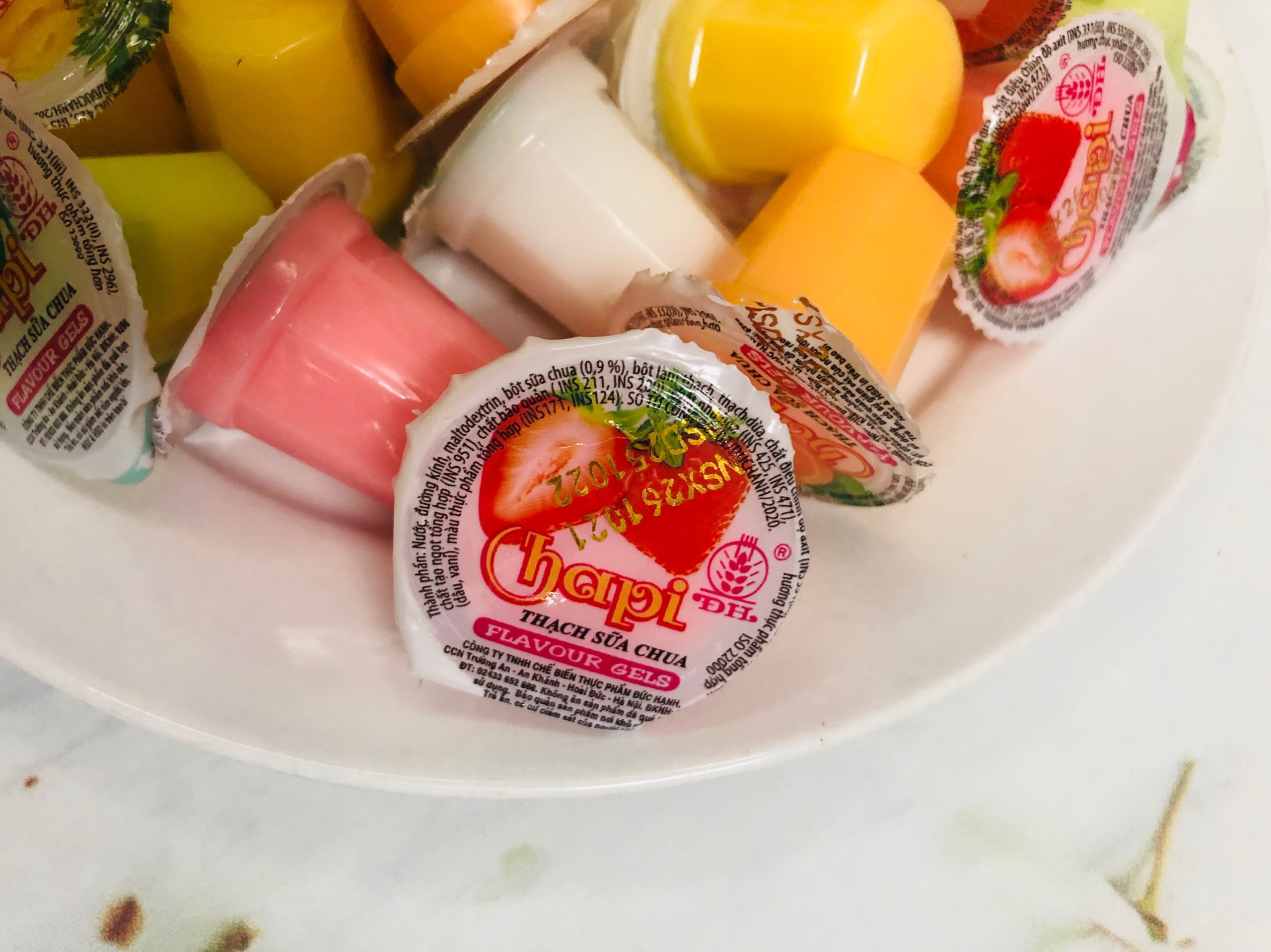 900gr Thạch sữa chua Chapi hủ nhỏ