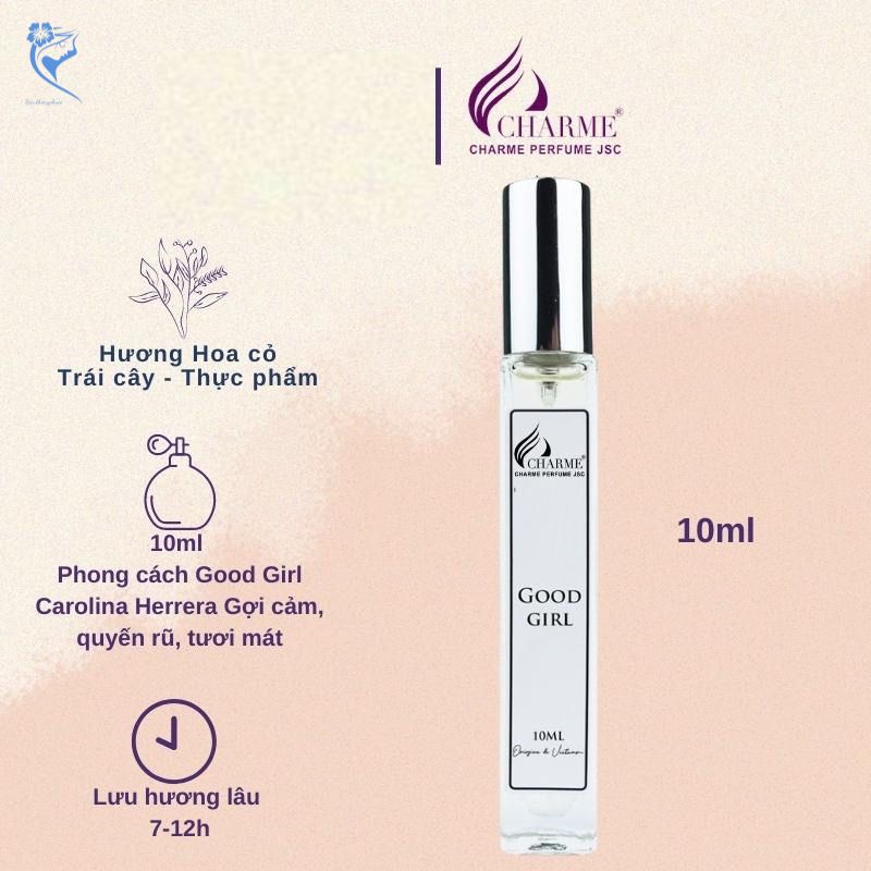Bộ Set Nước Hoa Charme Mini (dạng xịt 10ml)