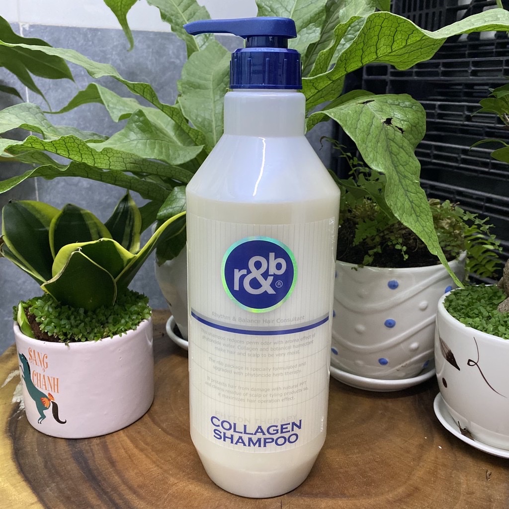 [HCM]Dầu gội ngăn rụng tóc R&B Collagen Shampoo 1500ml ( Hàn Quốc)
