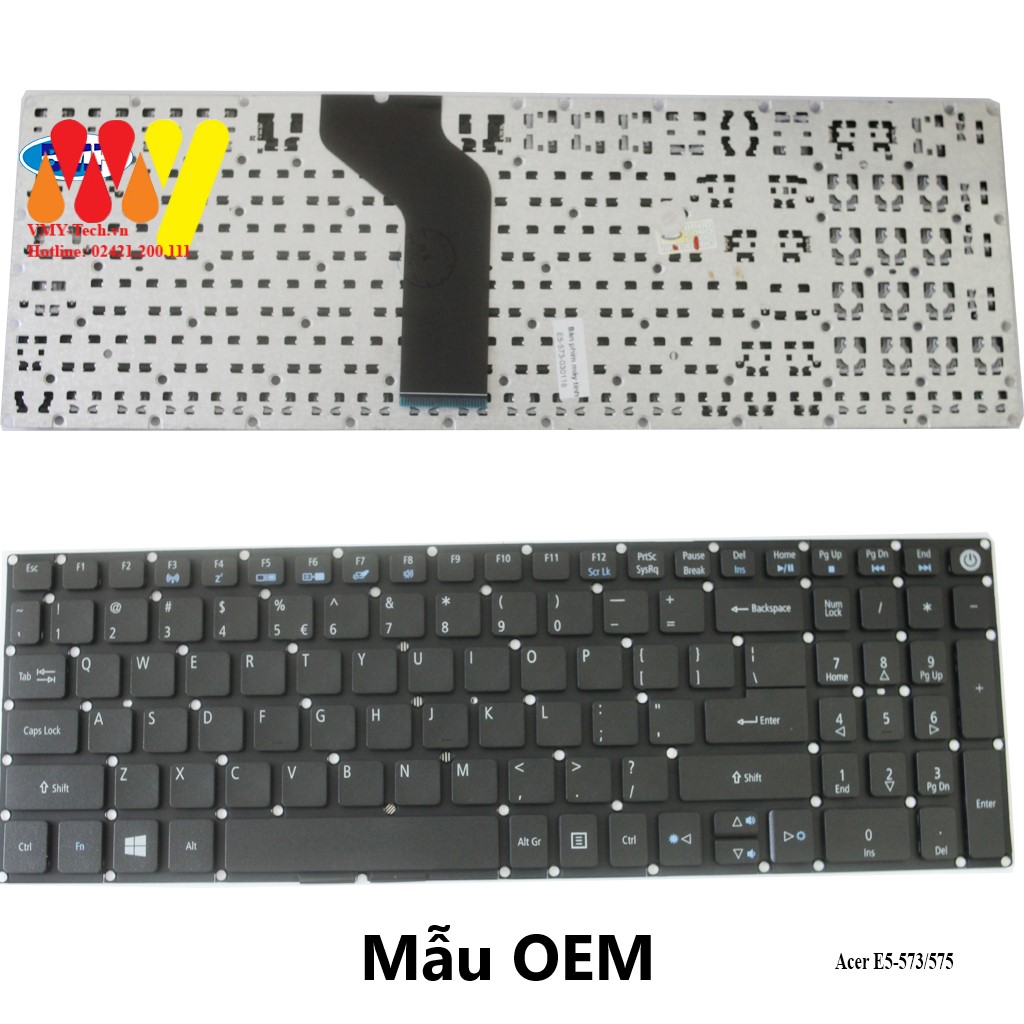 Bàn phím laptop Acer Aspire E5-573 E5-722 E5-772 V3-574G E5-532G E5-722 E5-522 E5-574