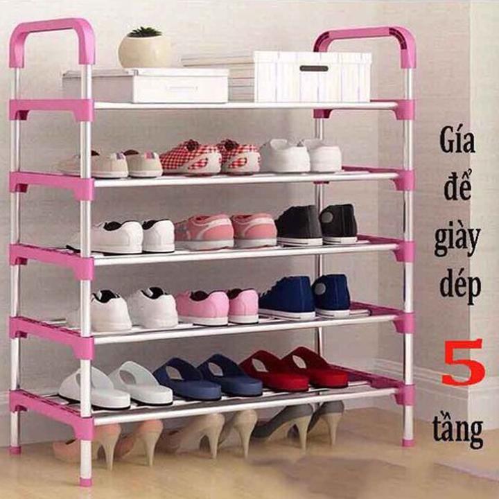 Kệ Giày Inox 5 Tầng