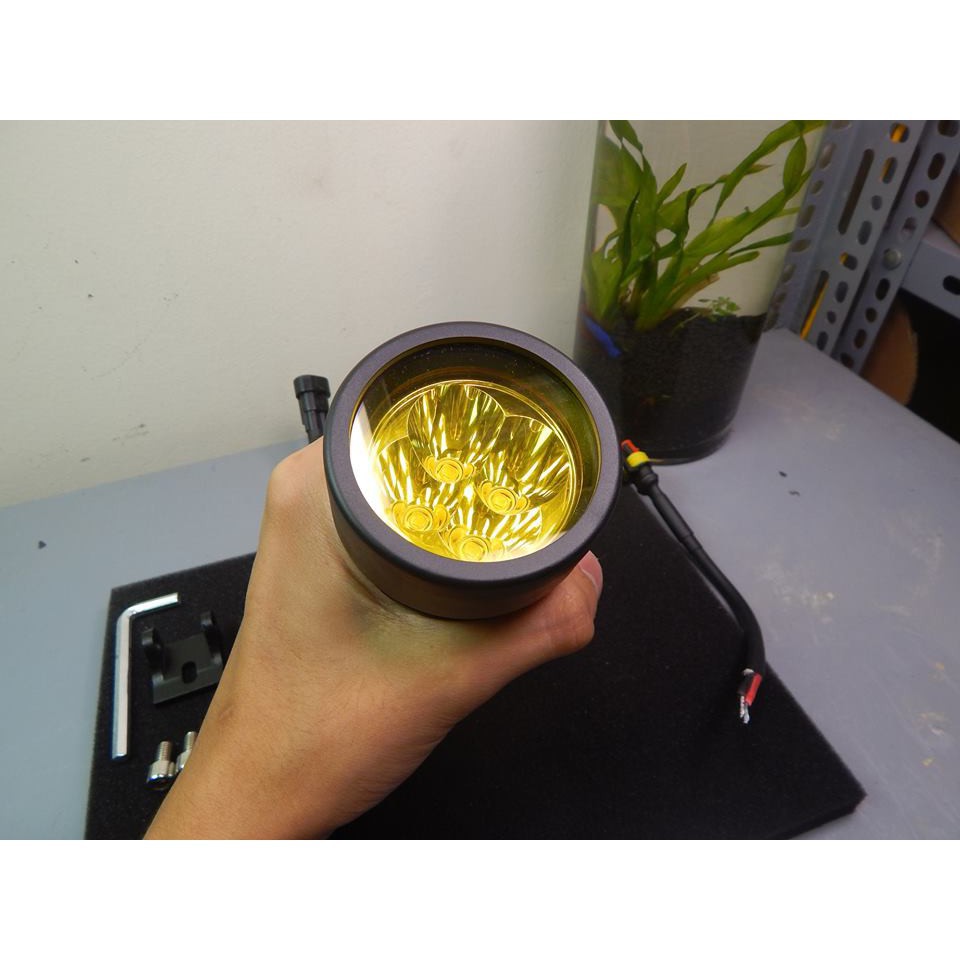 Chụp Lens Vàng Phá Sương Dành Cho Đèn Trợ Sáng L4X L4 L6...
