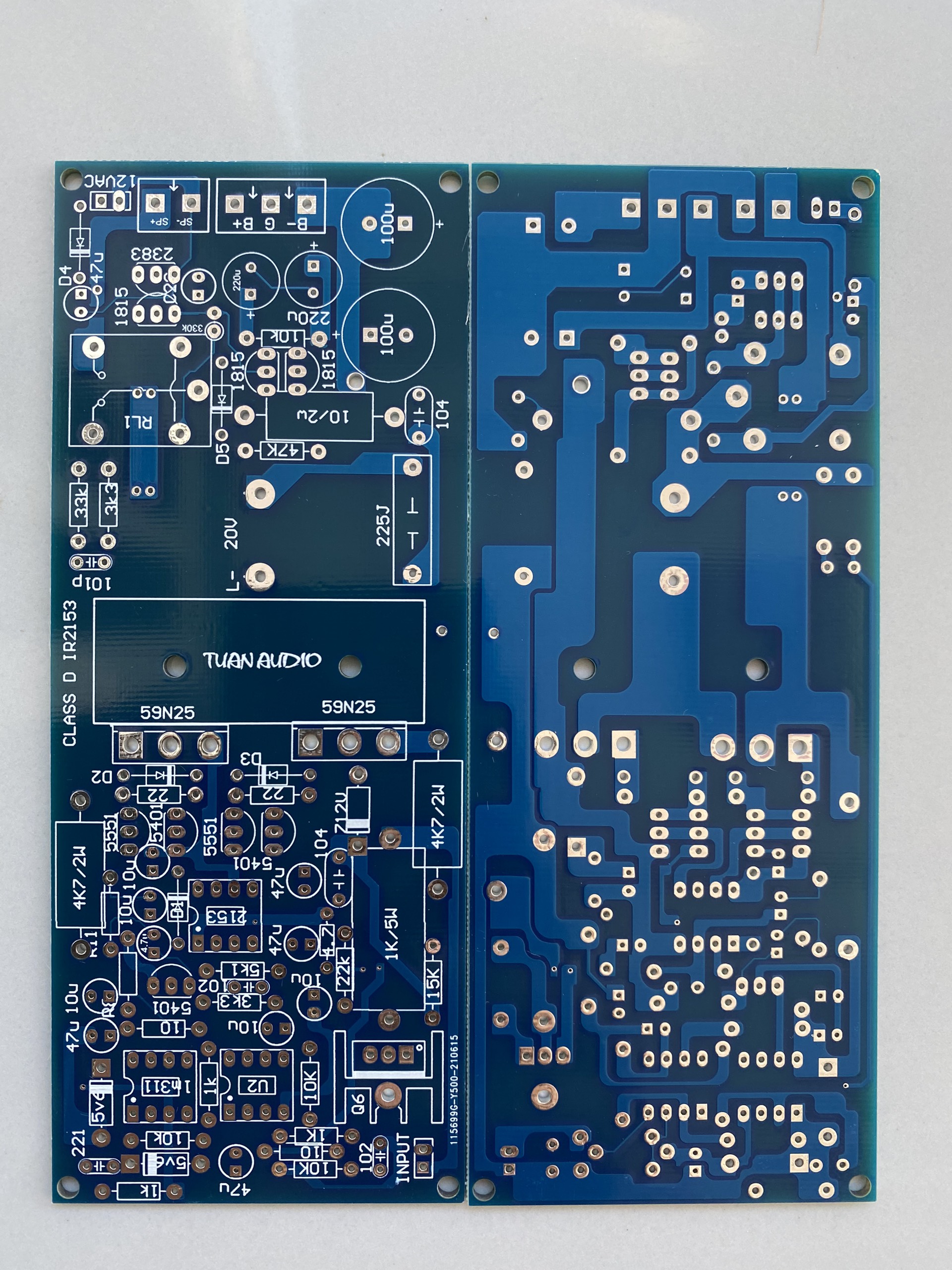 Pcb class d ir2153