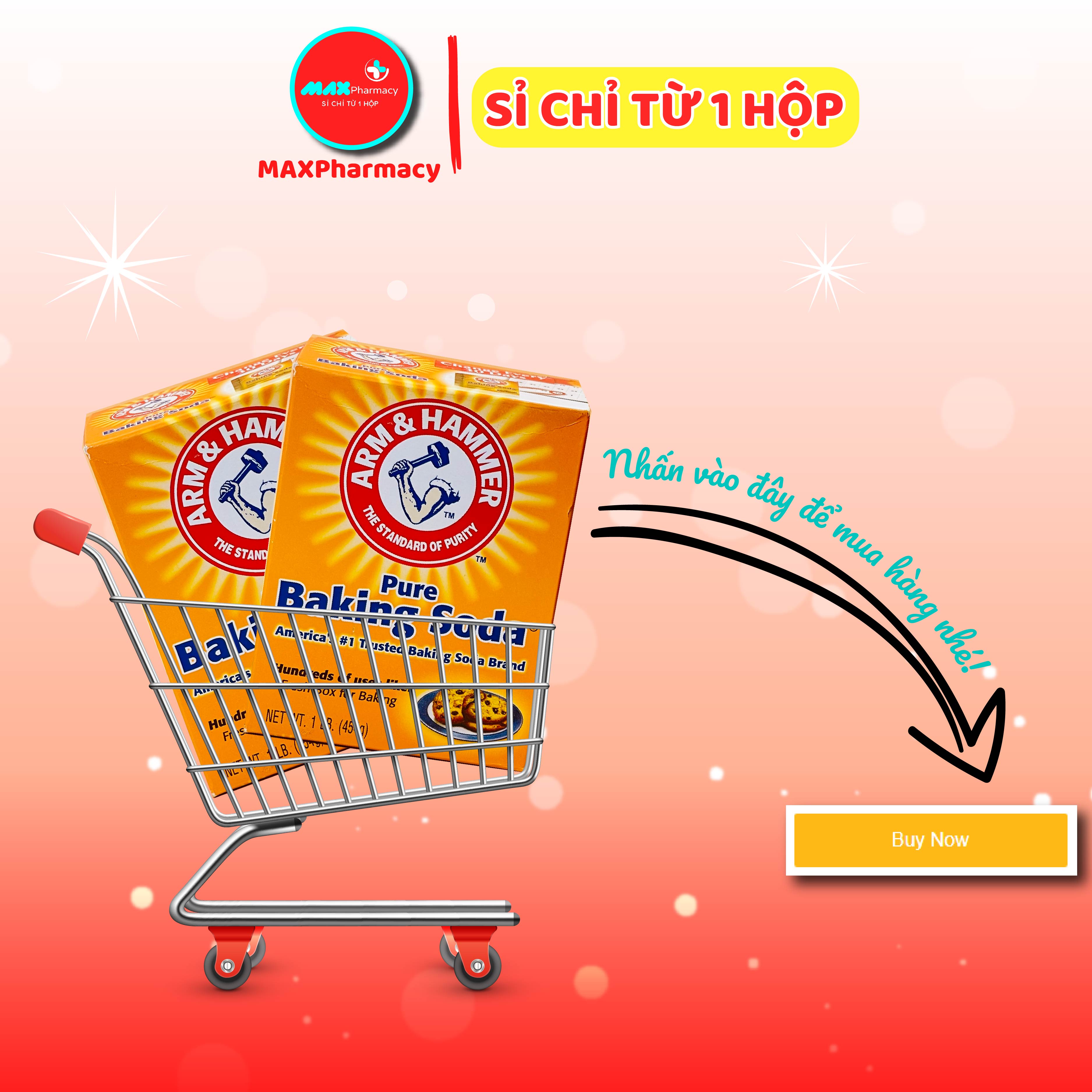 Bột Đa Dụng Pure BAKING SODA Arm & Hammer 454g - Maxpharmacy