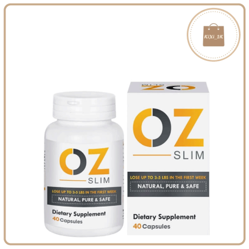 [HÀNG CHÍNH HÃNG] Viên uống giảm cân OZ Slim Natural, Pure & Safe 40 viên