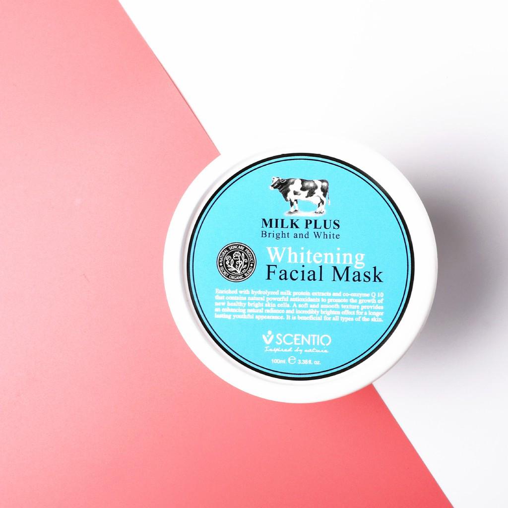 Mặt nạ dưỡng trắng và trẻ hoá da Scentio Milk Plus 100ml