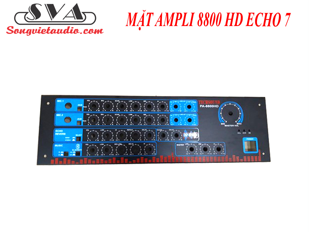 MẶT AMPLI MIC 8 VOLUME REVERB 7 VOLUME LẮP RÁP AMPLI GIA ĐÌNH - 1 MẶT