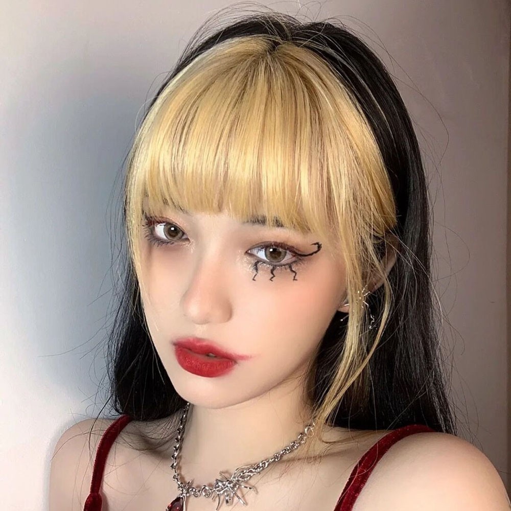 [ Mã 99FASHIONSALE1 giảm 10K đơn 50K ] Mái Tóc Giả 3d Xinh Xắn Dành Cho Nữ