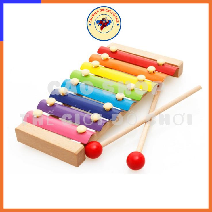 Đồ chơi giáo dục đàn gỗ 8 quãng màu sắc cho bé phát triển tài năng, năng khiếu âm nhạc - Gao Shop