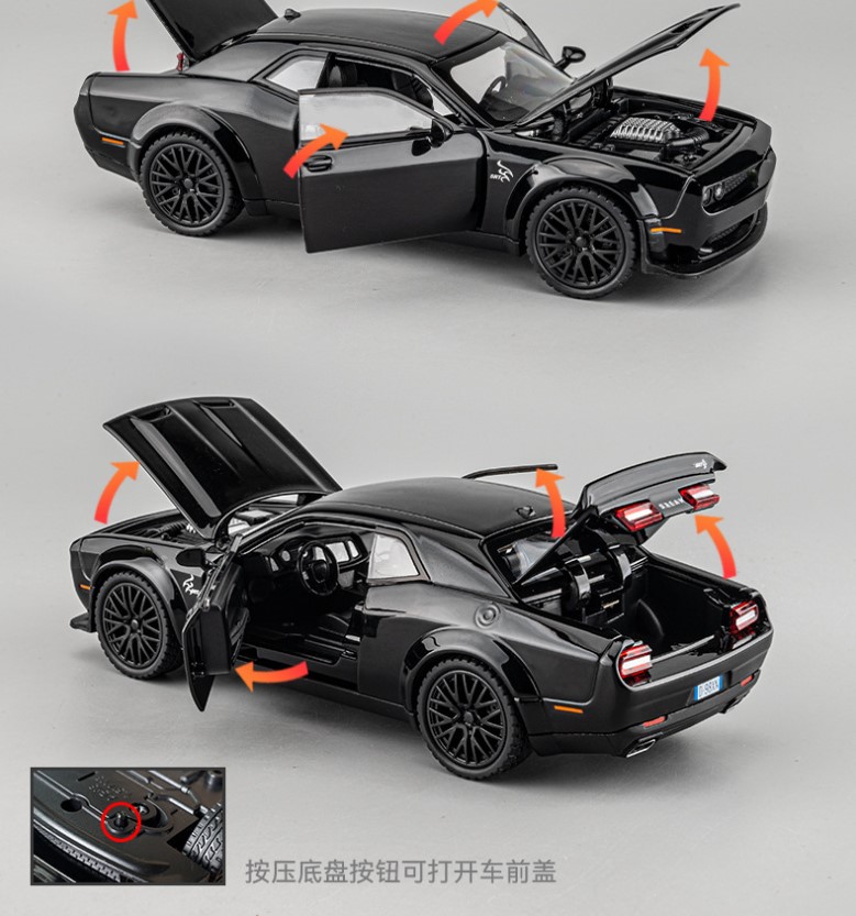 Xe mô hình Dodge Challenger SRT Hellcat tỷ lệ 1:32