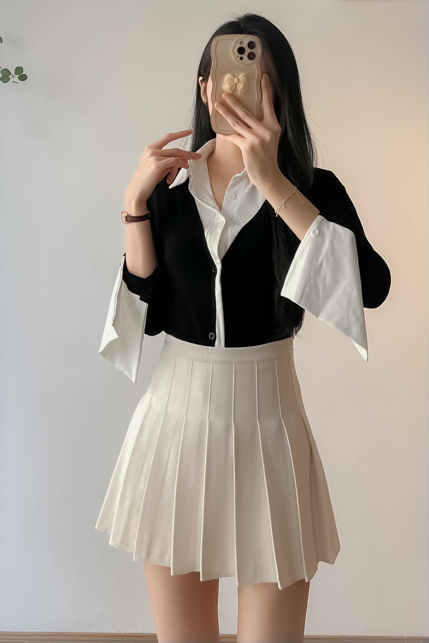 Chân váy dạ xếp ly dang ngắn - 247storefashion - cvdaxeply869_p0k8