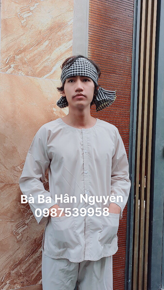 ÁO Bà BA NAM KÈM KHĂN RẰN