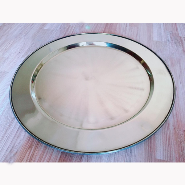 mâm trơn 40cm chất liệu đồng nặng 1kg