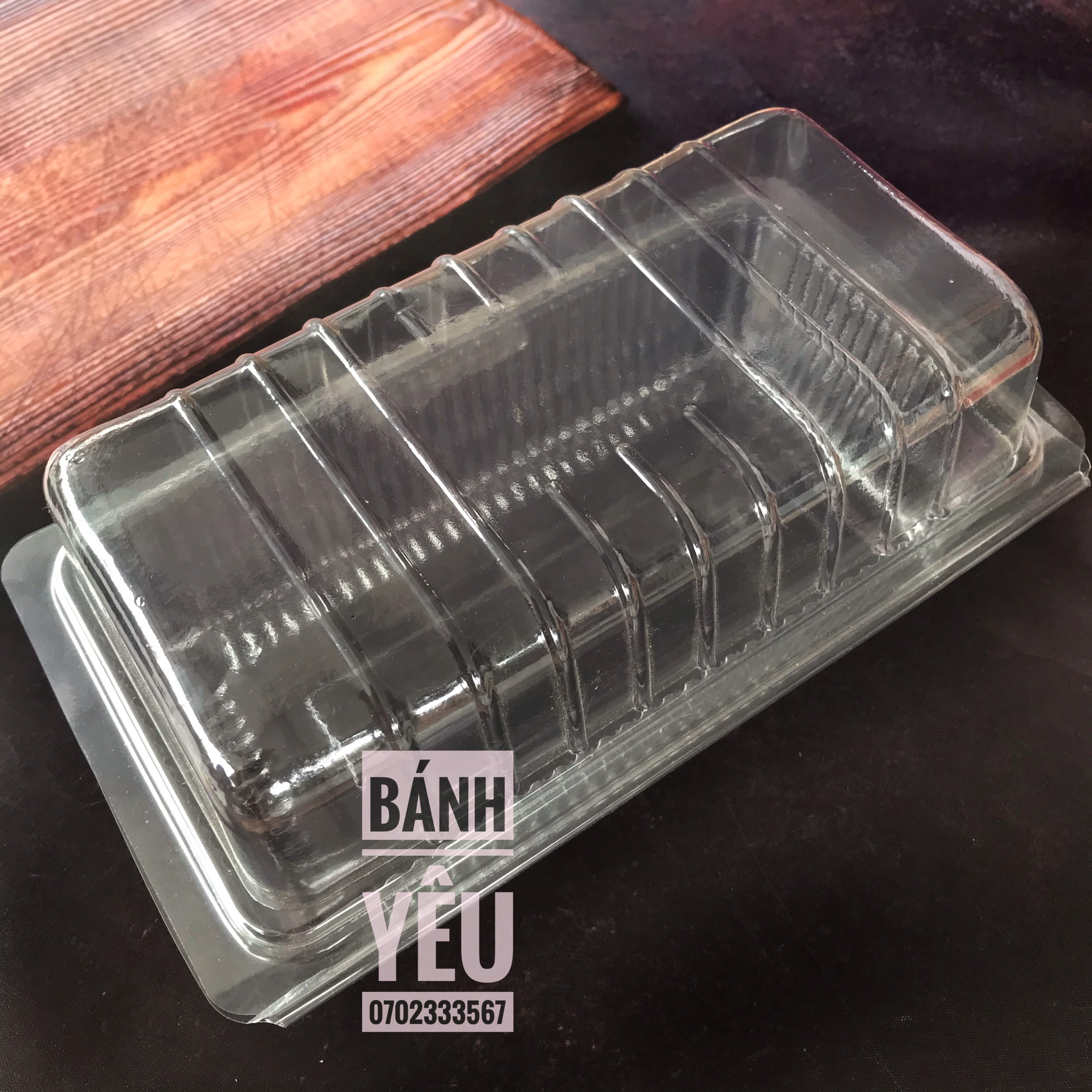 Bộ 10 Hộp Nhựa Gập H07/Hộp đựng bánh mì