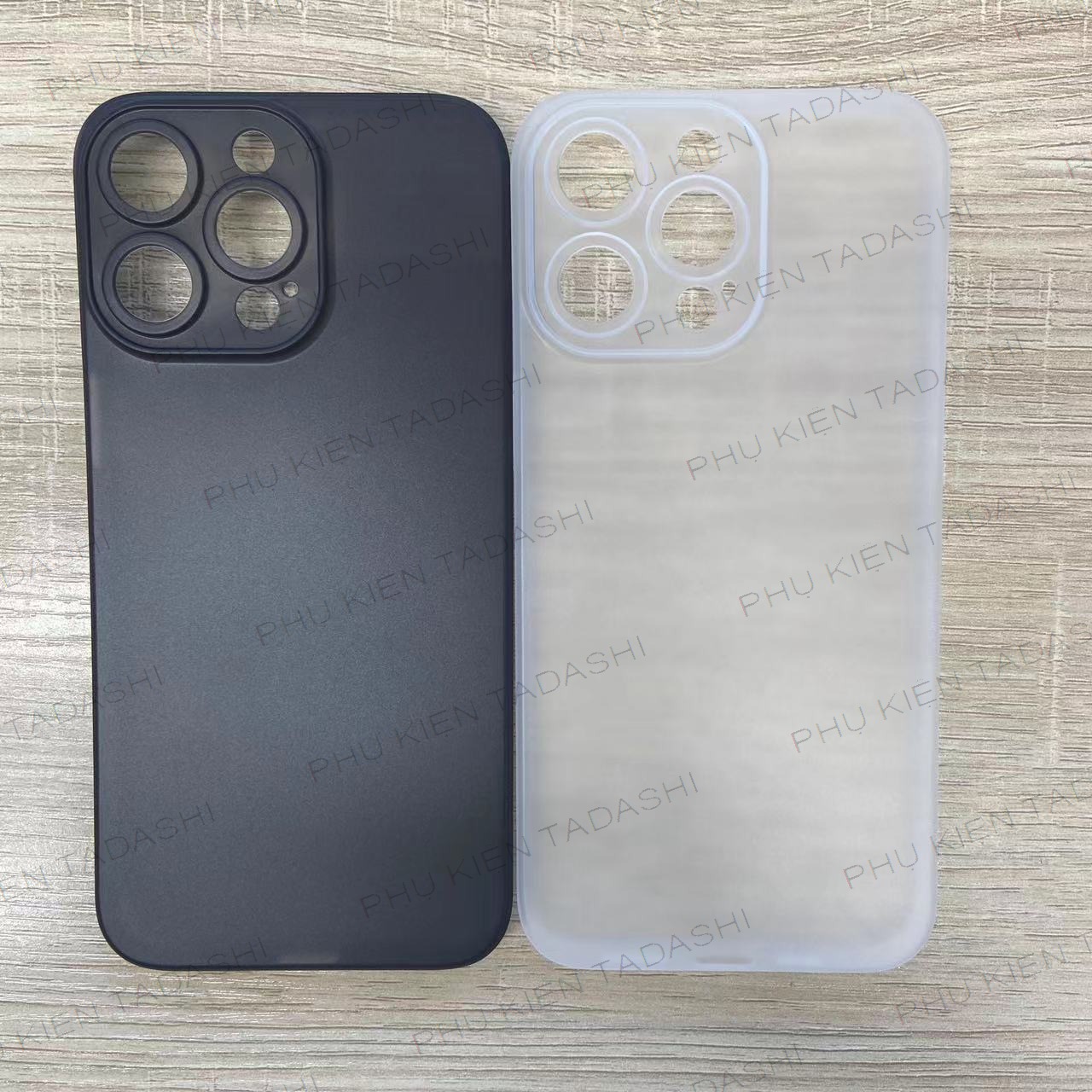 Ốp Lưng Siêu Mỏng IPhone 15 Pro Max/ 15 Pro/ 15/ 15 Plus, Iphone 14/ 14 Plus/ 14 Pro/ 14 Pro Max, Iphone 13/ 13 Pro/ 13 Pro Max Nhẹ Thoáng Khí, Không Ố Vàng, Có Gờ Bảo Vệ Camera.