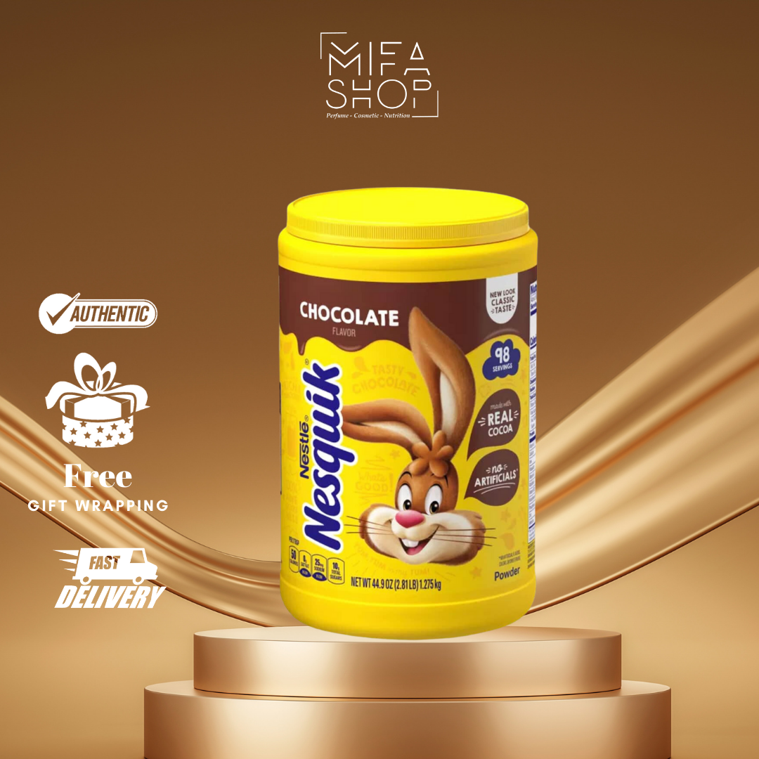Bột cacao pha sữa Nestle Nesquik Chocolate của Mỹ 1.275kg