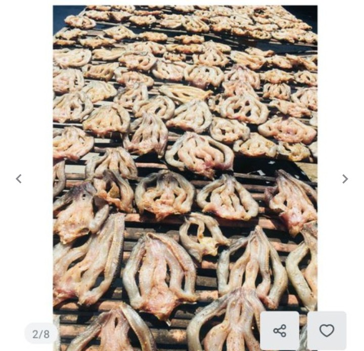1kg khô cá lóc đồng tháp nhà làm