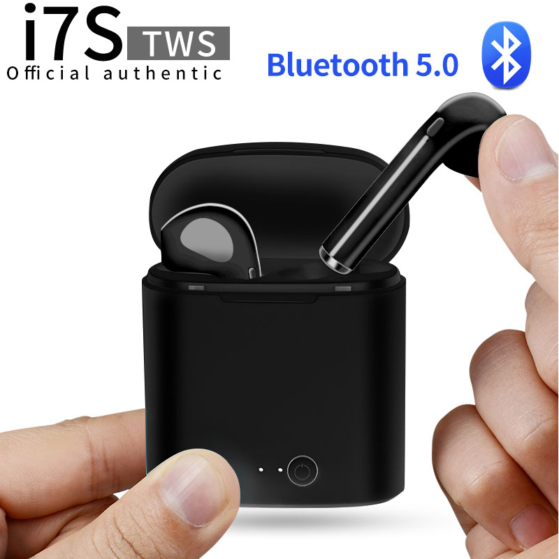 [ GIÁ HUỶ DIỆT] Tai nghe Bluetooth không dây i7s TWS Loại 2 Tai Nghe Kèm Hộp Sạc Âm Thanh Cực Hay Tất Cả Các Dòng Điện Thoại Di Động