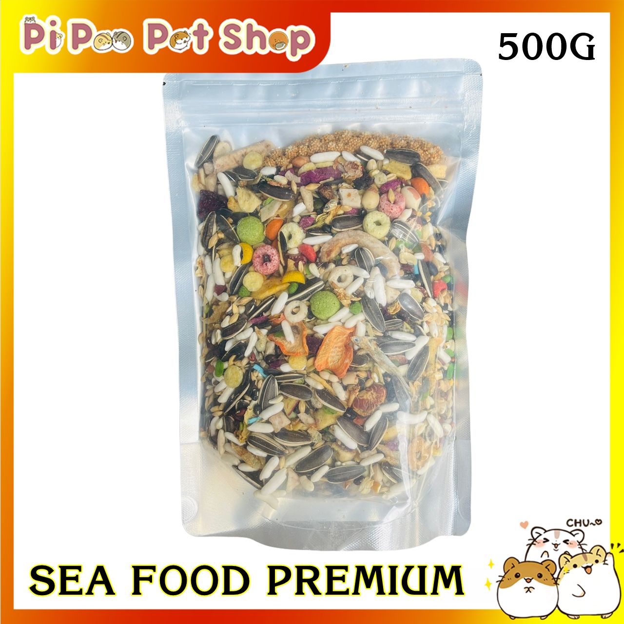 Thức ăn hải sản cho Hamster - Loại cao cấp