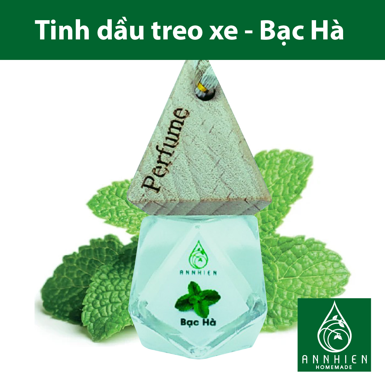 Tinh dầu treo xe ô tô hương Bạc Hà An Nhiên