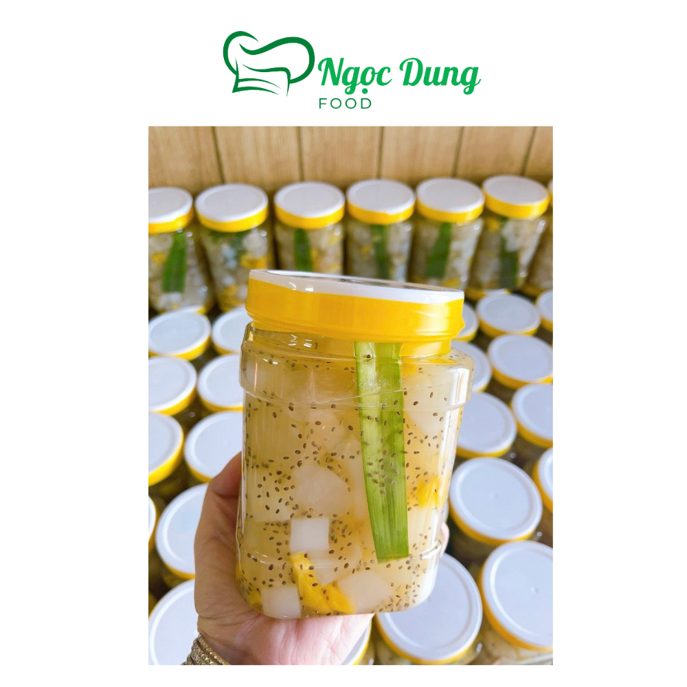 Đác rim thơm mix chia thạch dừa hủ 1kg