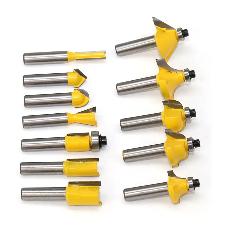 Bộ mũi dao phay gỗ cốt 6.35mm
