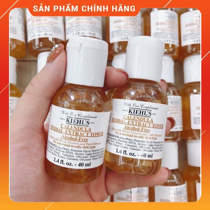 Toner Hoa Cúc Calendula Herbal Extract Alcohol-Free Toner 40ml
