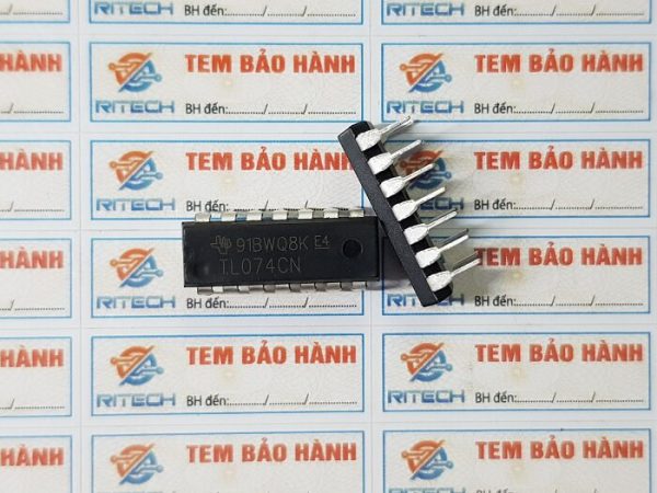 Combo 5 chiếc tl074cn, tl074 ic chức năng dip-14