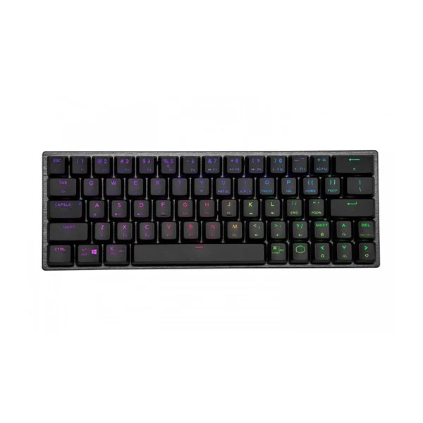 Bàn Phím Cơ Cooler Master SK620 Space Gray Low Profile Red Switch RGB TKL (Đen)