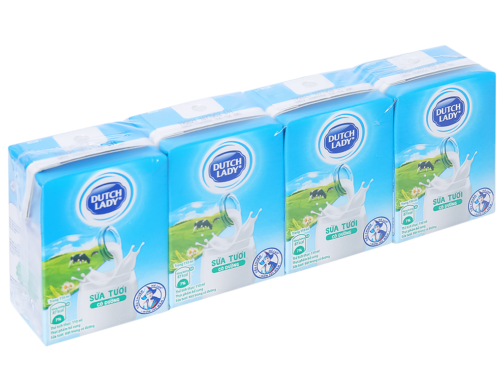 Sữa tươi Cô gái hà lan hộp 110ml (thùng 48 hộp)