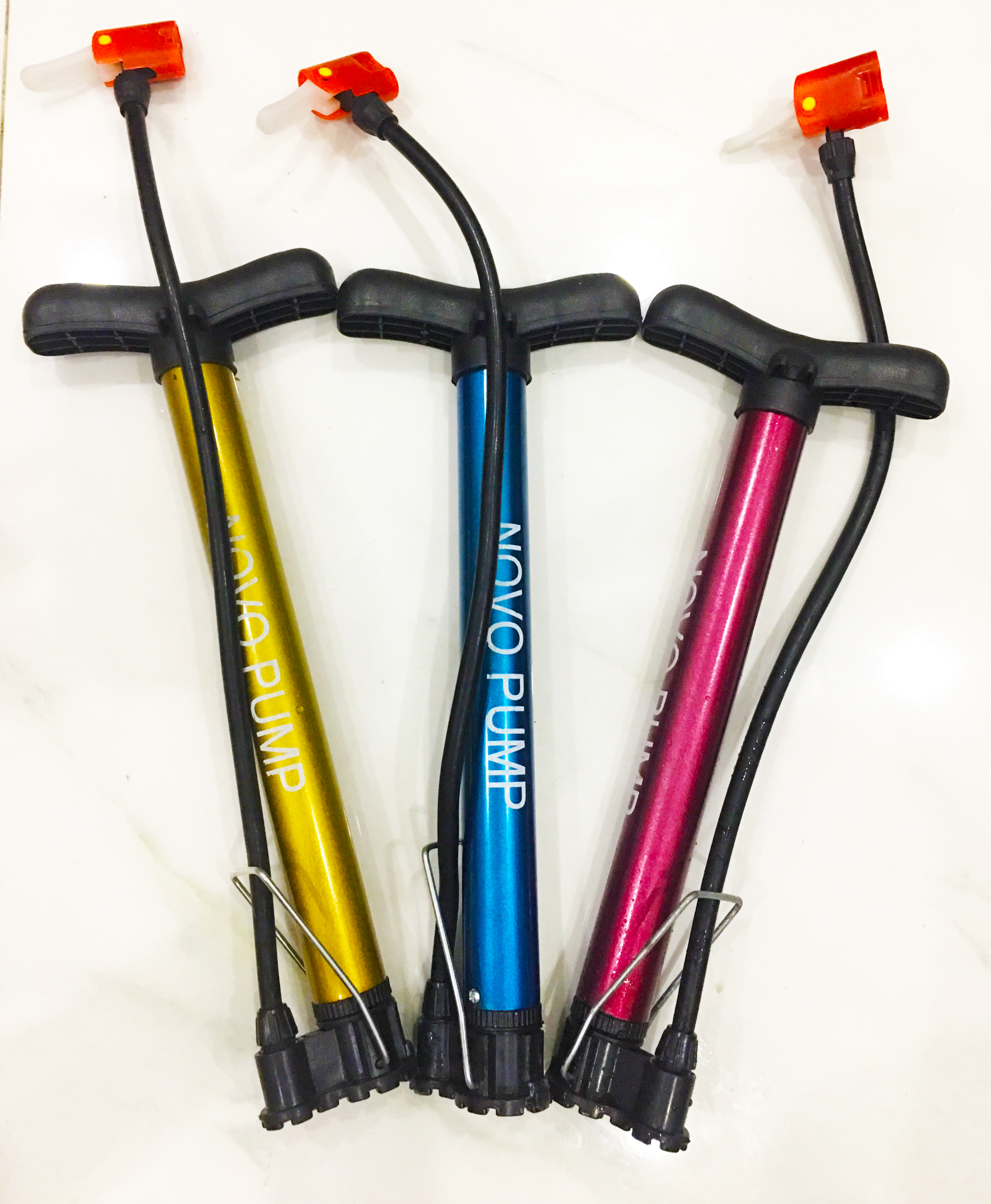 Bơm xe đạp tiện dụng chắc chắn bền đẹp cho xe đạp xe máy,dài 30cm