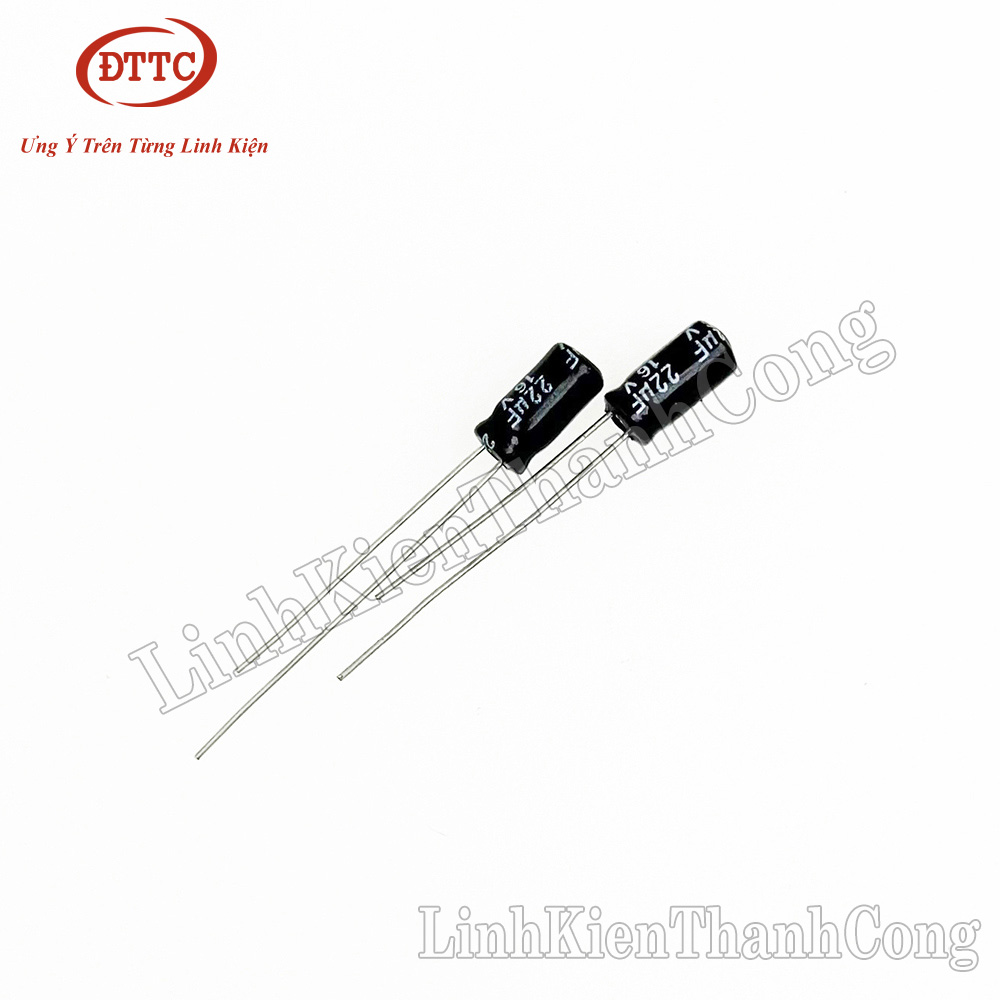 Bộ 5 Chiếc Tụ Hóa 22uF 16V (4x7mm)