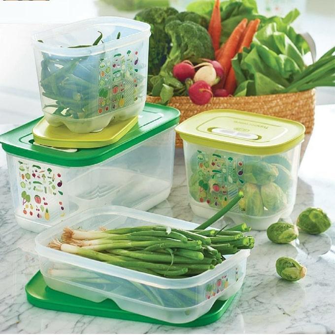 Bộ hộp trữ mát Vensmart 7 hộp Tupperware