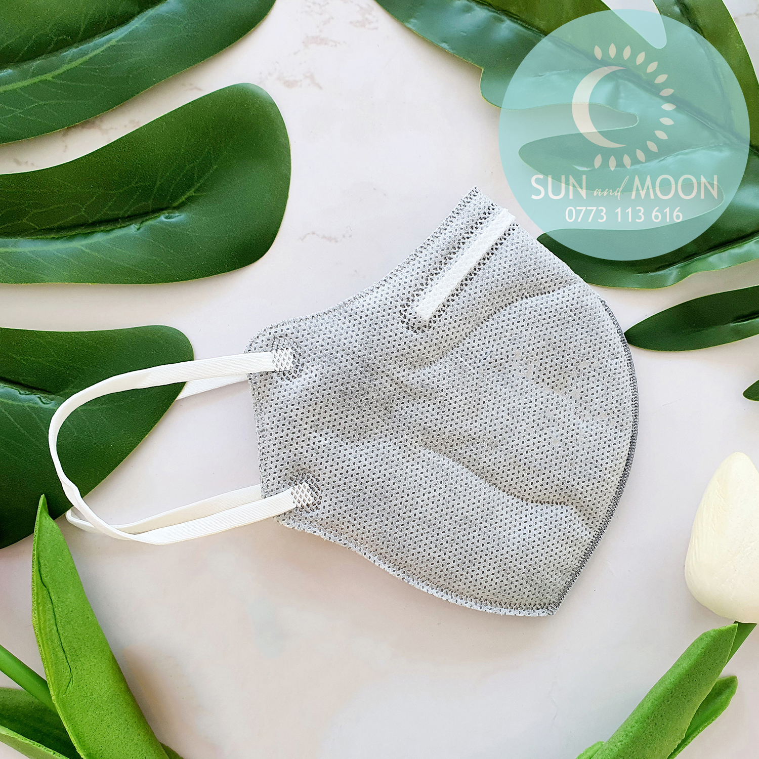 [SAFELIFE VN] Khẩu trang trẻ em N95 CARBON (06 LỚP) chống bụi mịn PM2.5 ( Có thể giặt lại) Túi zip 05 cái.